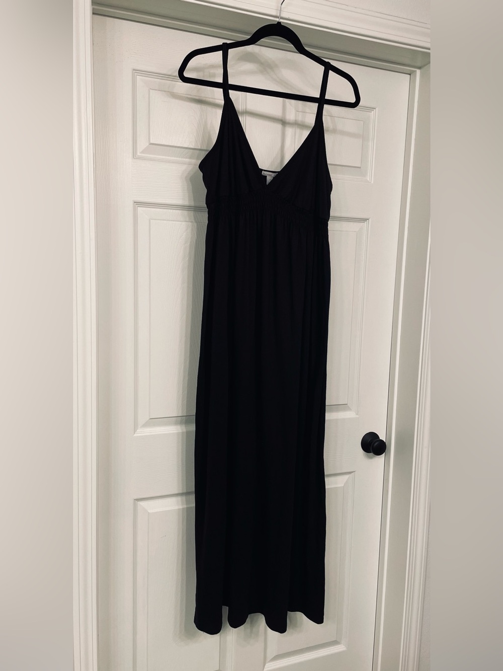 Old Navy Black V-Neck Sleeveless Maxi Dress Size XXL